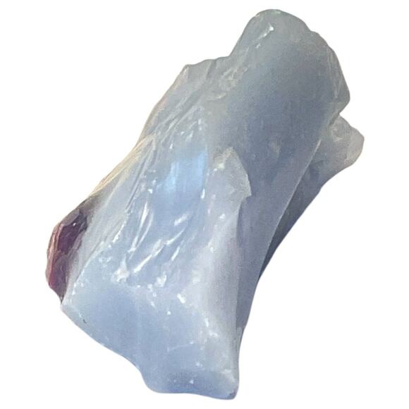 Lavender Pink Layered Art Glass Cullet Slag Glass #5L3 - Picture 4 of 6